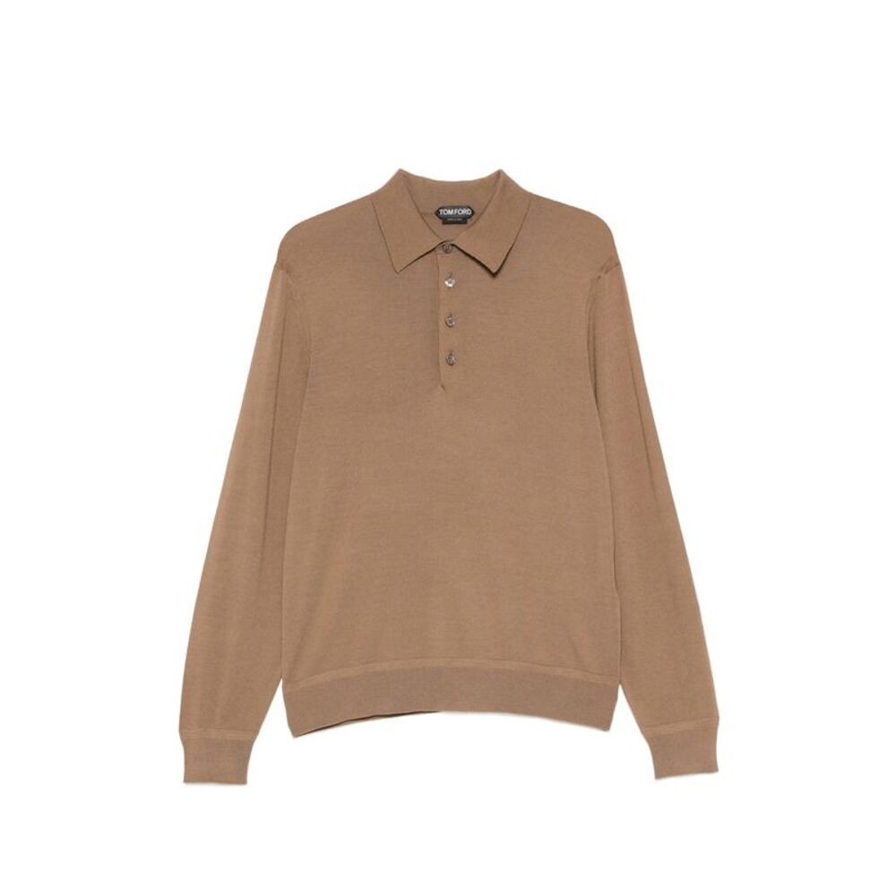 Tom Ford Brown Polo Shirts Men